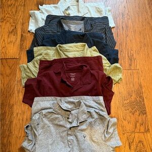 American Eagle Outfitters Men's Super Soft Polo Bundle